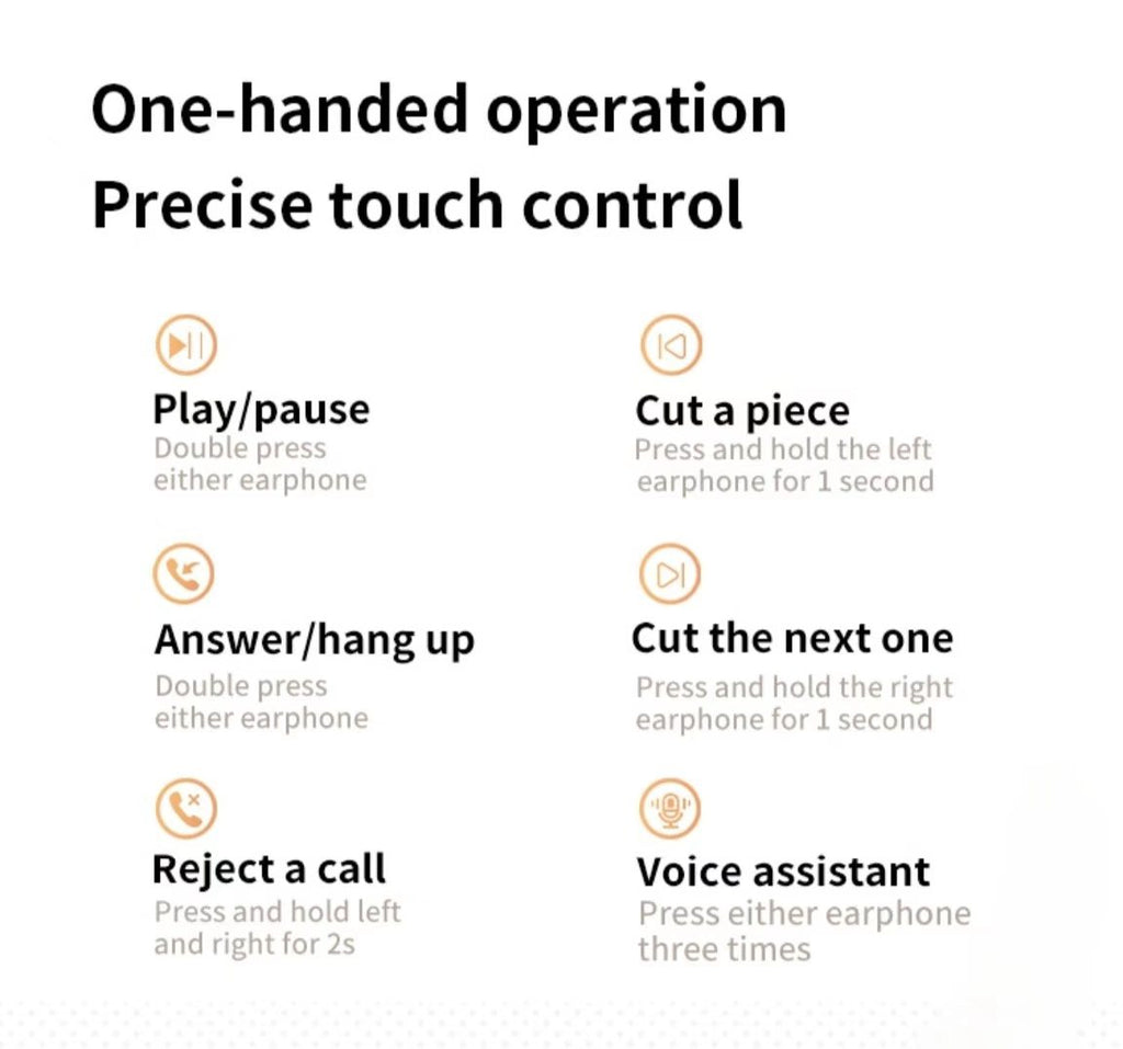 Digital Display TWS Bluetooth Earphones with Dual Microphone ENC, Low Latency, and Ultra-Long Battery Life for Music.