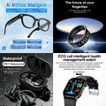 4-in-1 Ultimate Smart AI Health & Lifestyle Bundle: AI Smart Glasses, Smart Ring, IPX7 Waterproof Earbuds & ECG Health Watch